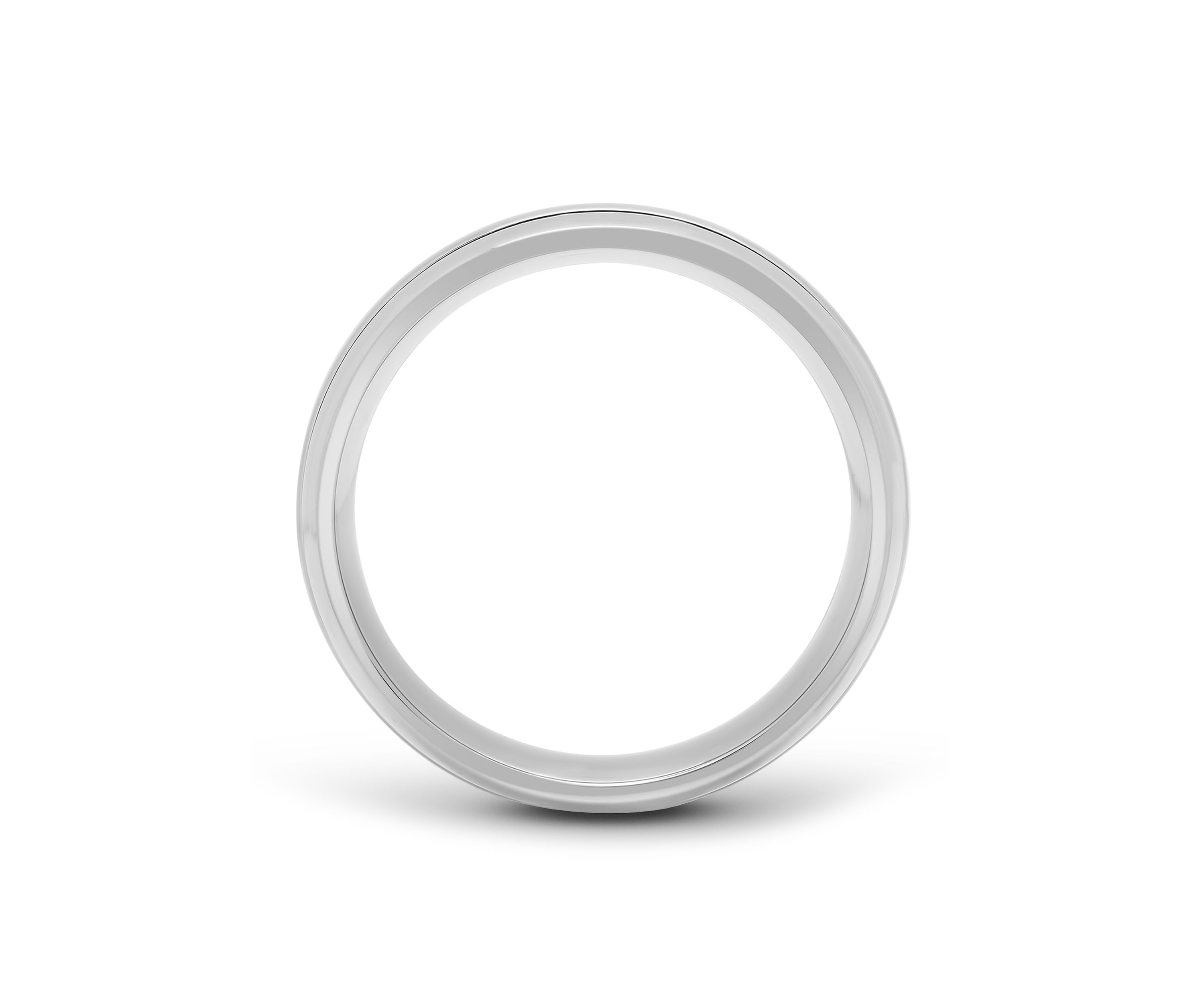 Grooved Lightweight Band in Titanium