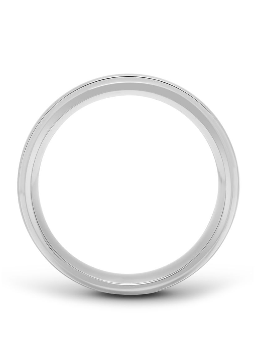 Grooved Lightweight Band in Titanium