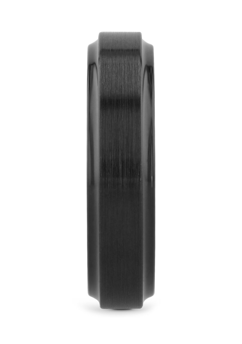 Satin Finish Step Edge Band in Black Cobalt