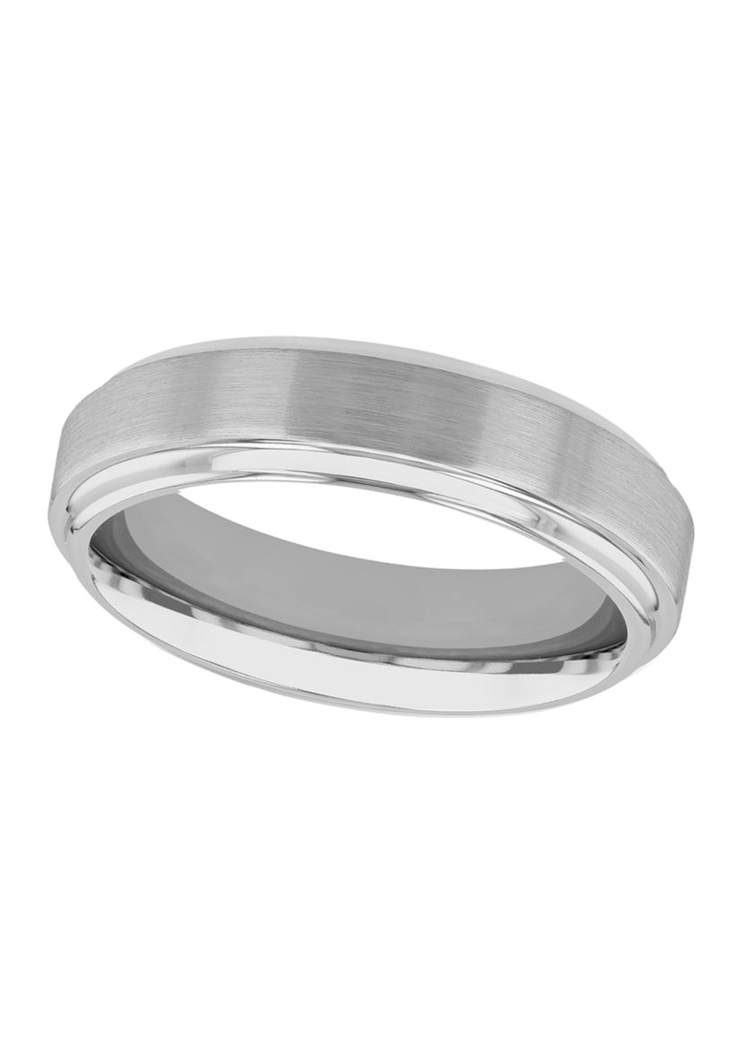 Satin Finish Step Edge Band in Cobalt