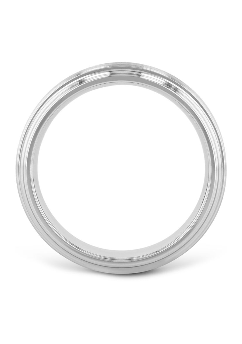 Satin Finish Step Edge Band in Cobalt