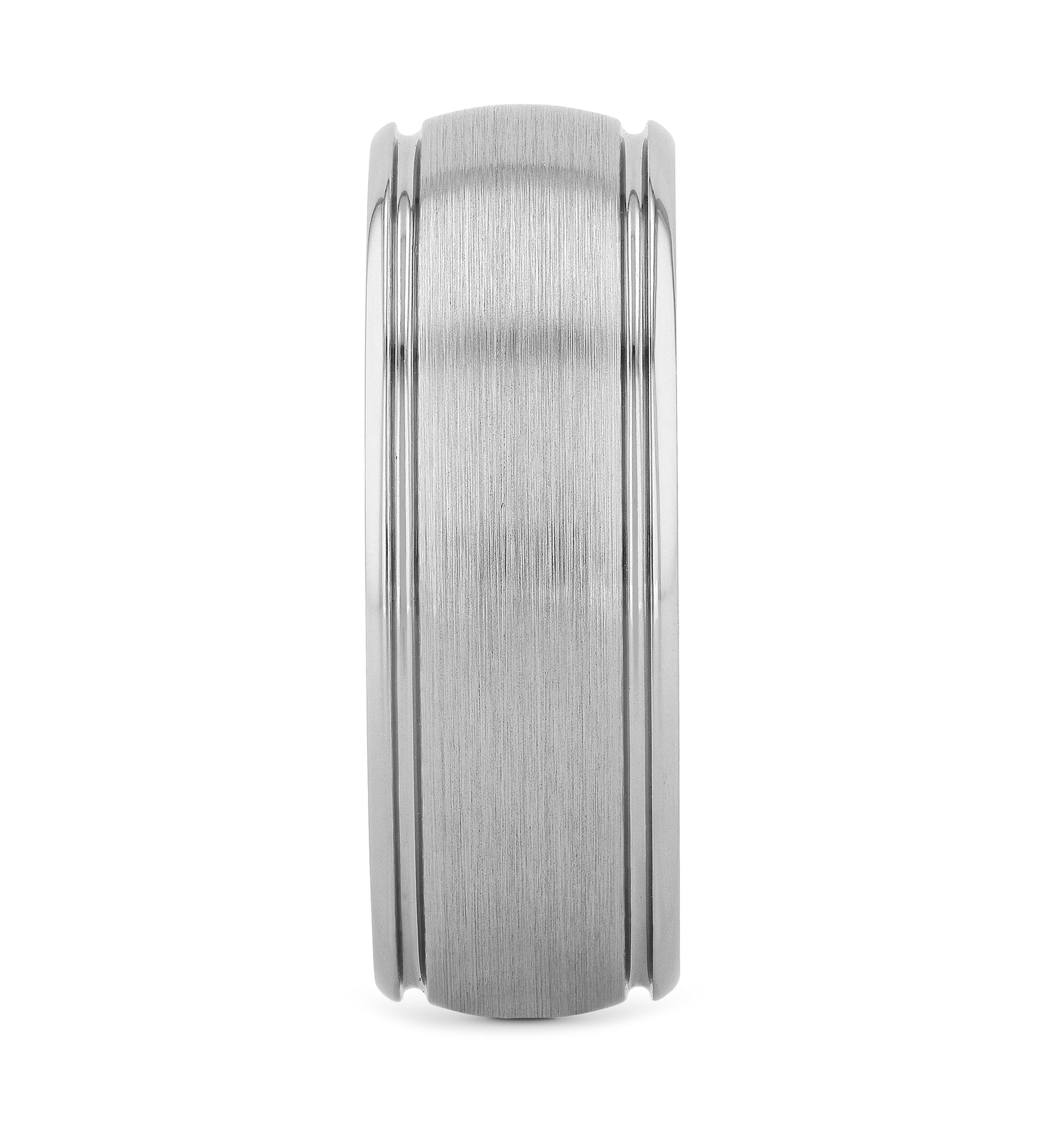 Domed Satin Finish Band in Cobalt