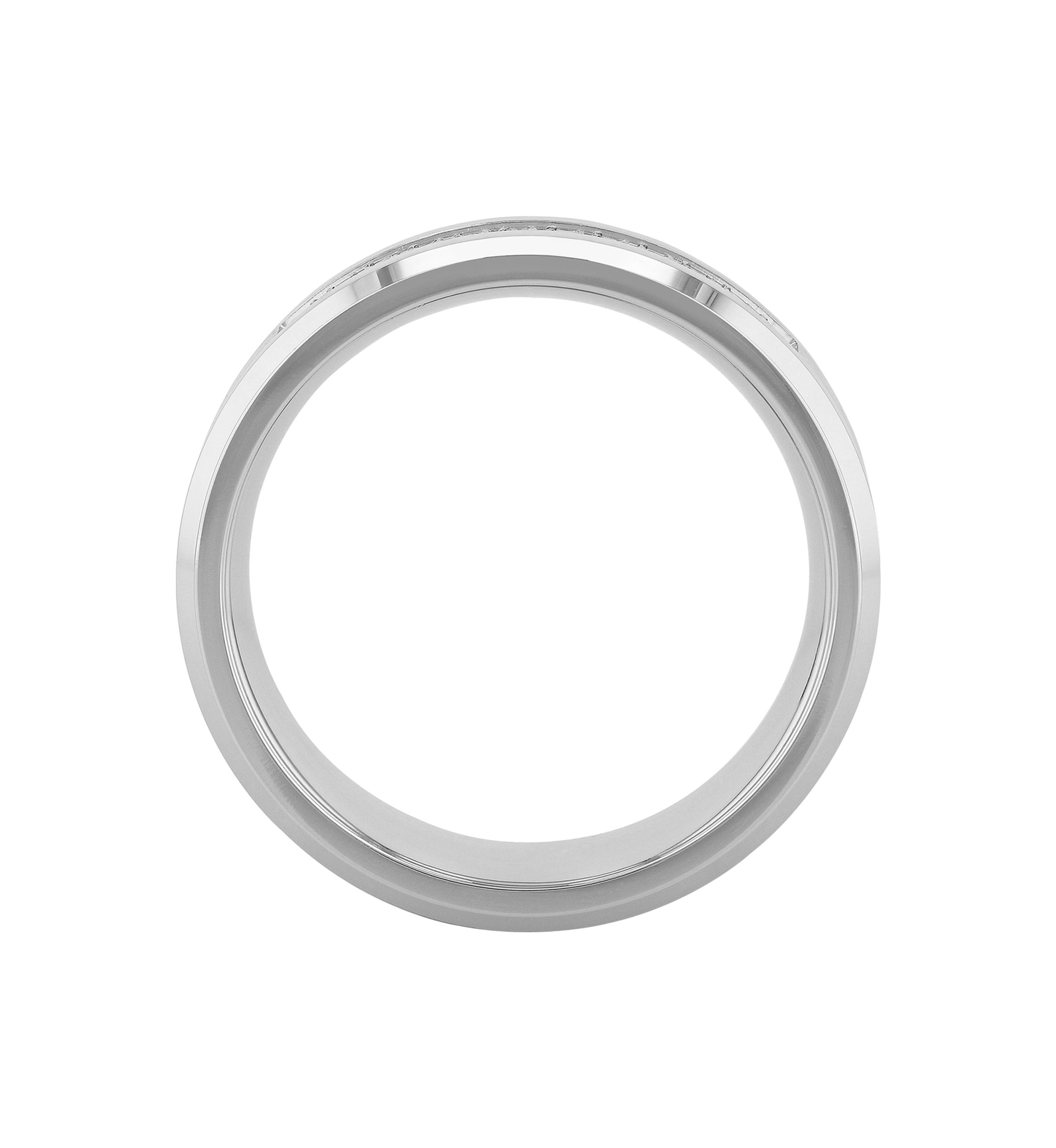 1/8 ct. t.w. Diamond Beveled Edge Band in Cobalt