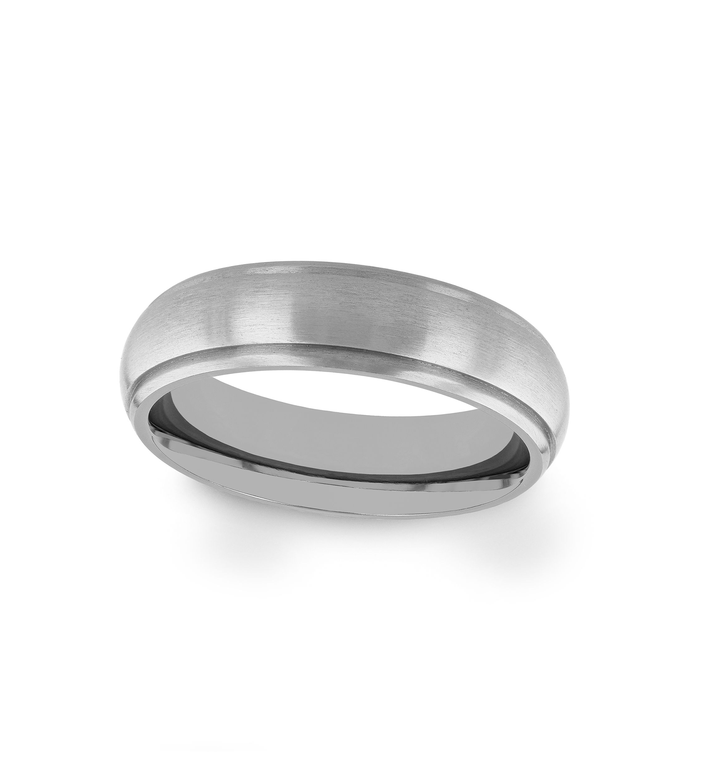 Domed Satin Finish Lightweight Band in Titanium