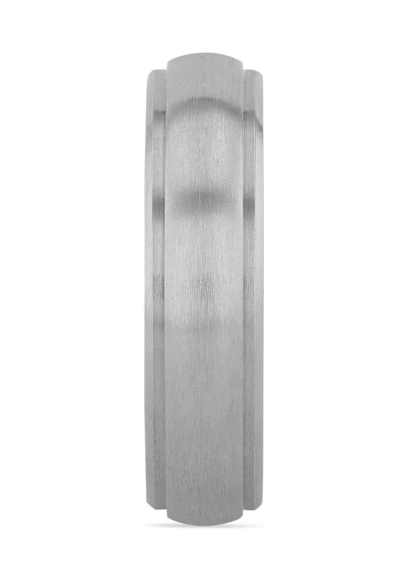 Domed Satin Finish Lightweight Band in Titanium