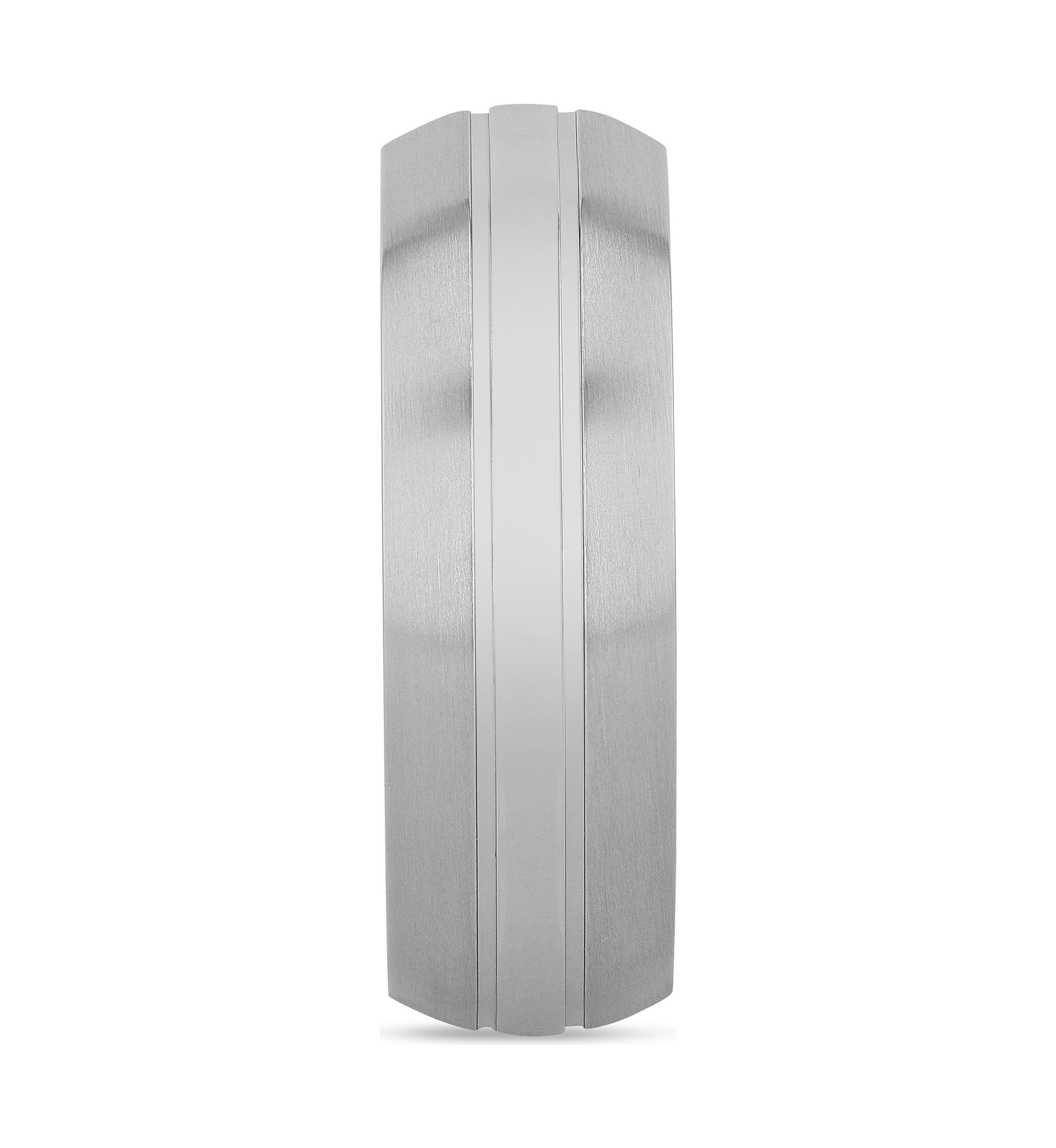 Grooved Lightweight Band in Titanium