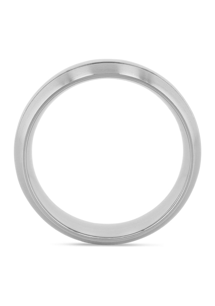 Grooved Lightweight Band in Titanium