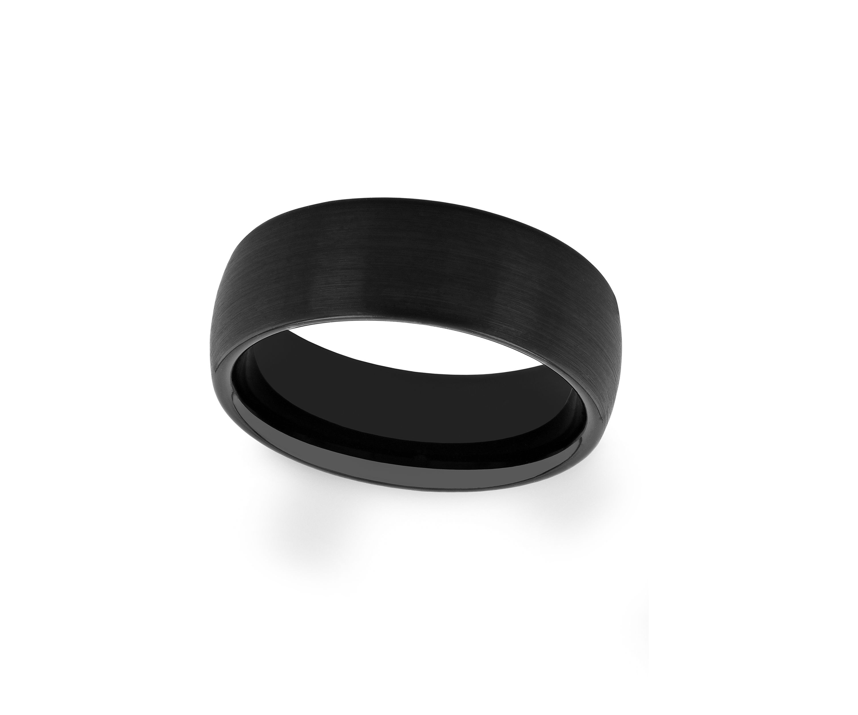 Satin Finish Band in Black Tantalum