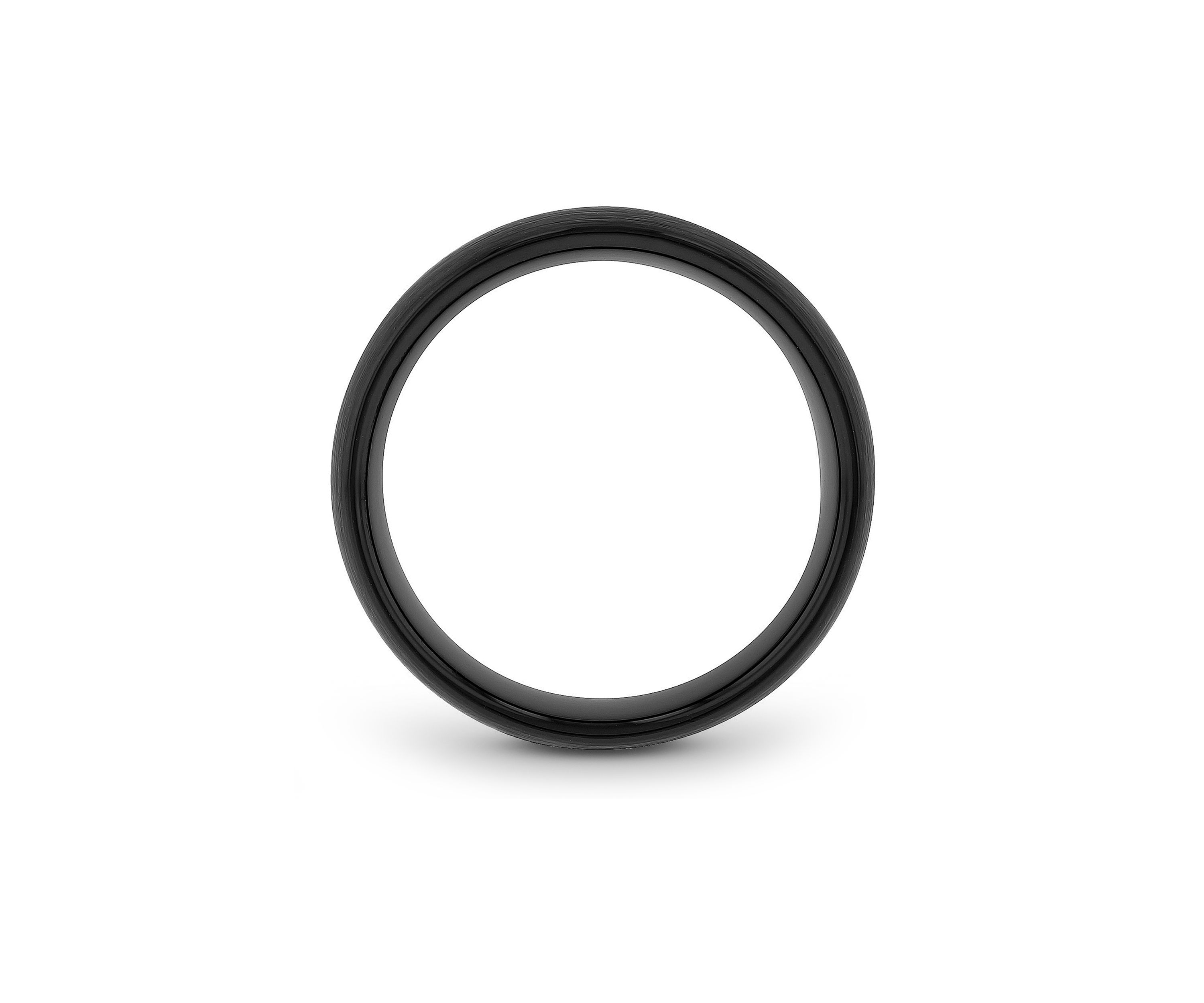 Satin Finish Band in Black Tantalum