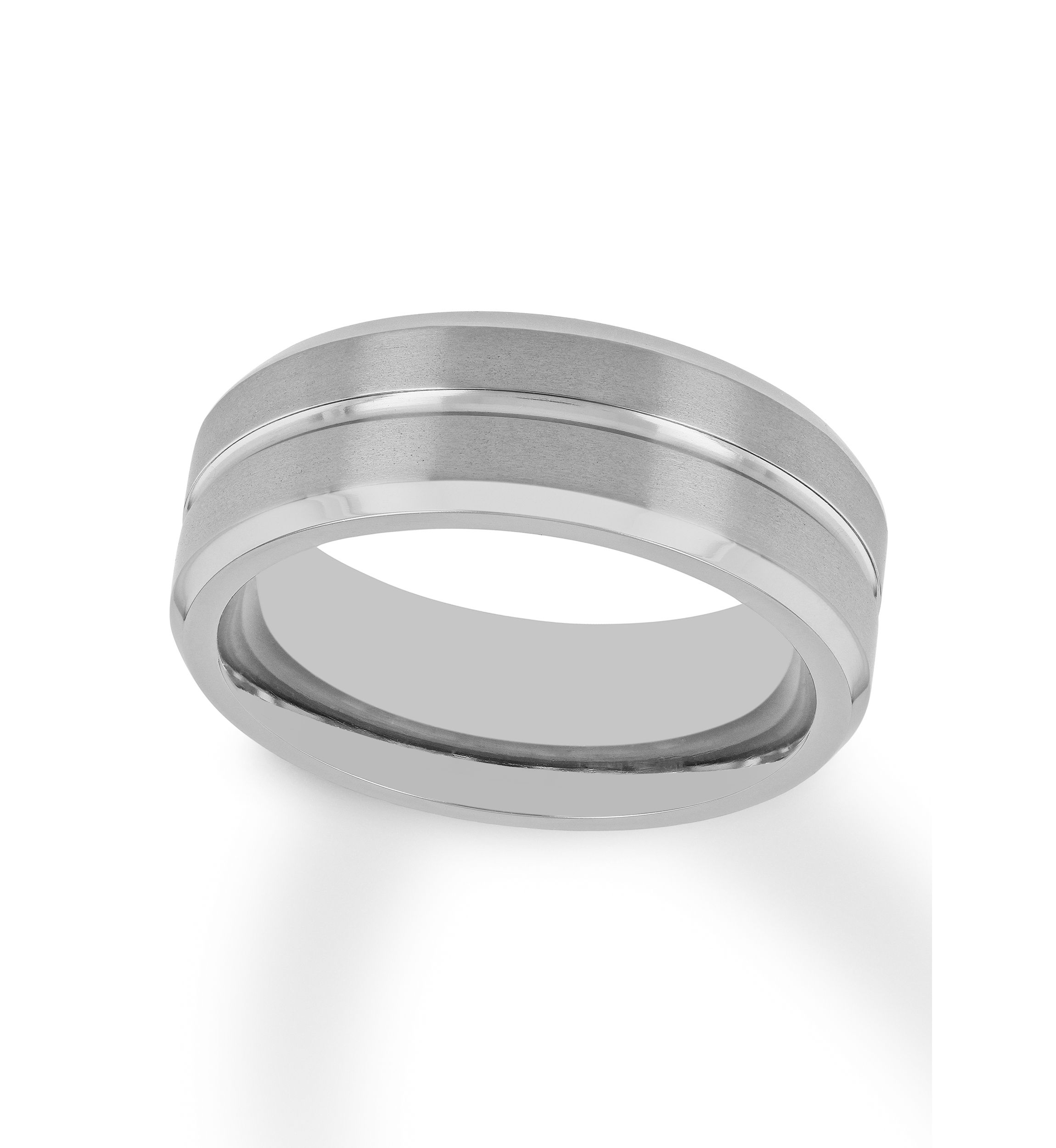 Grooved 8mm Brand in Titanium