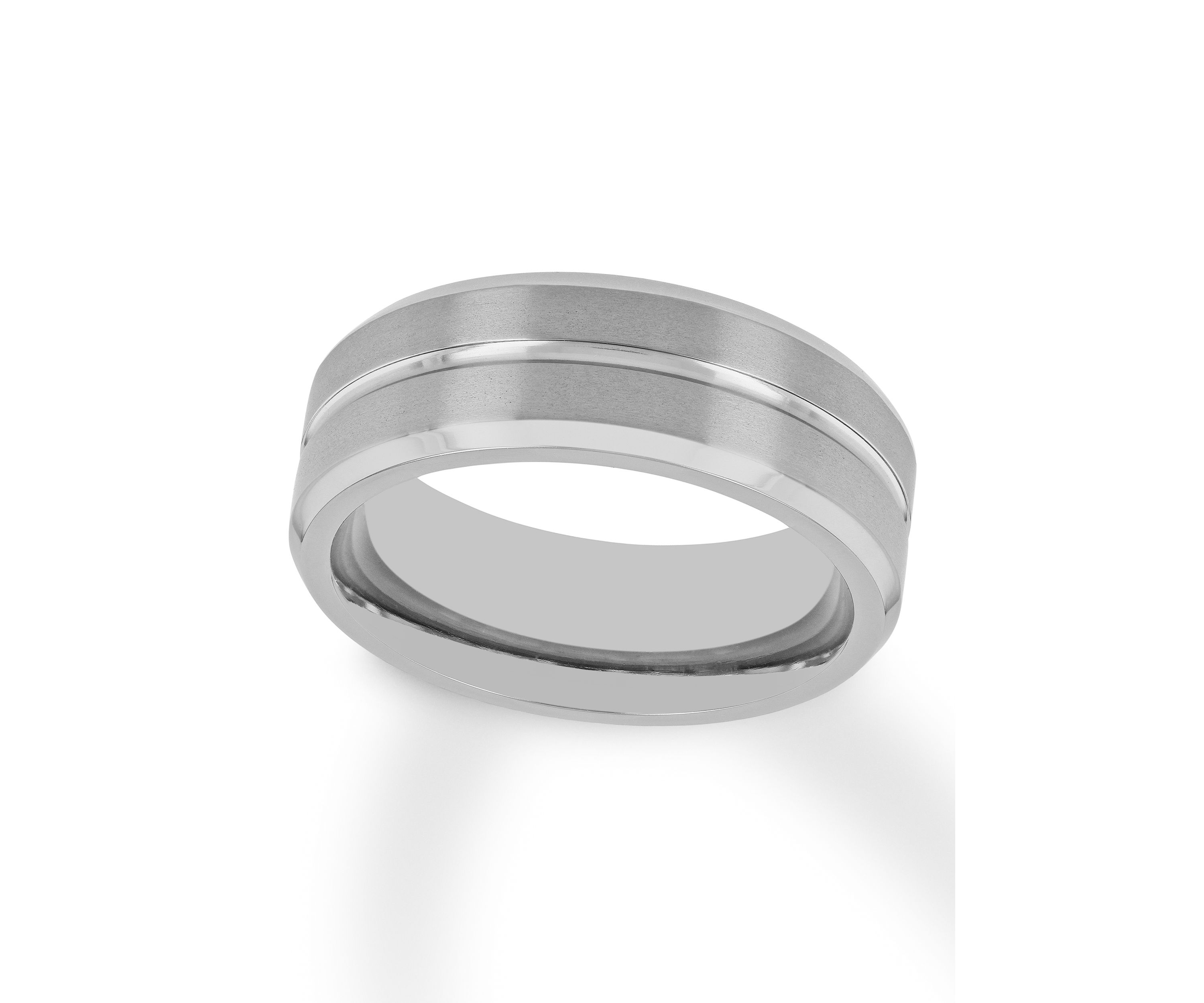 Grooved 8mm Brand in Titanium