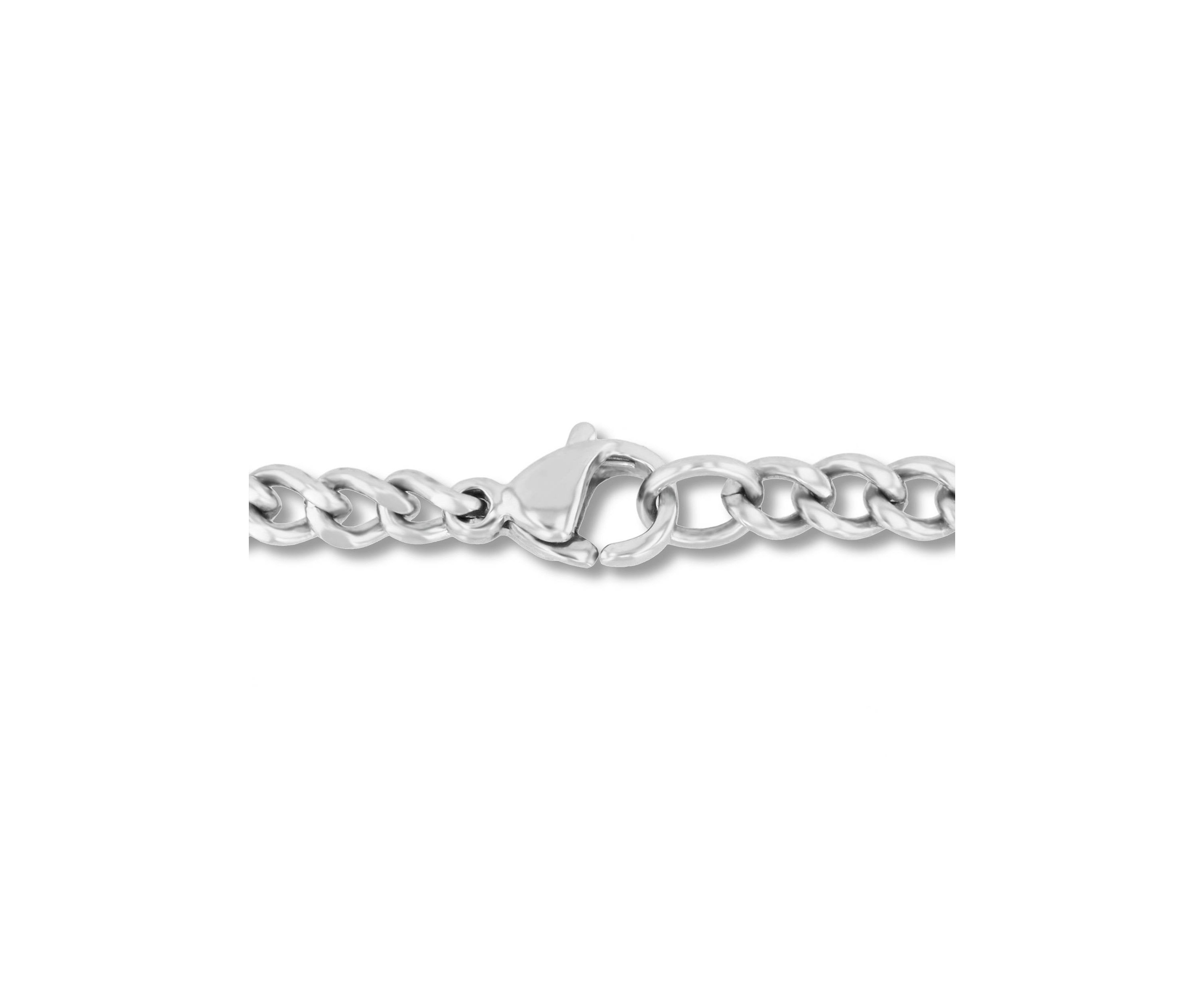 Lab Created .07 Lab Grown Diamond Accent Mens Stainless Steel Cross Pendant