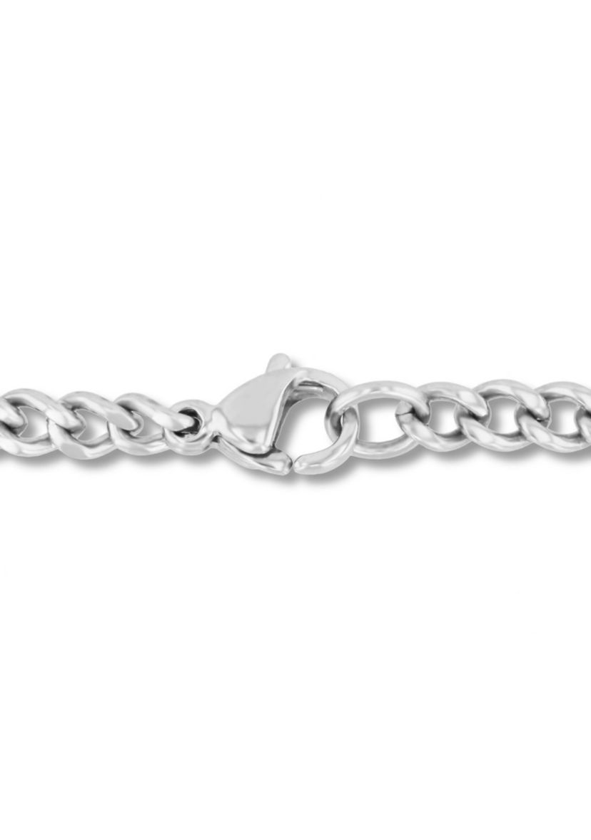 Lab Created .07 Lab Grown Diamond Accent Mens Stainless Steel Cross Pendant