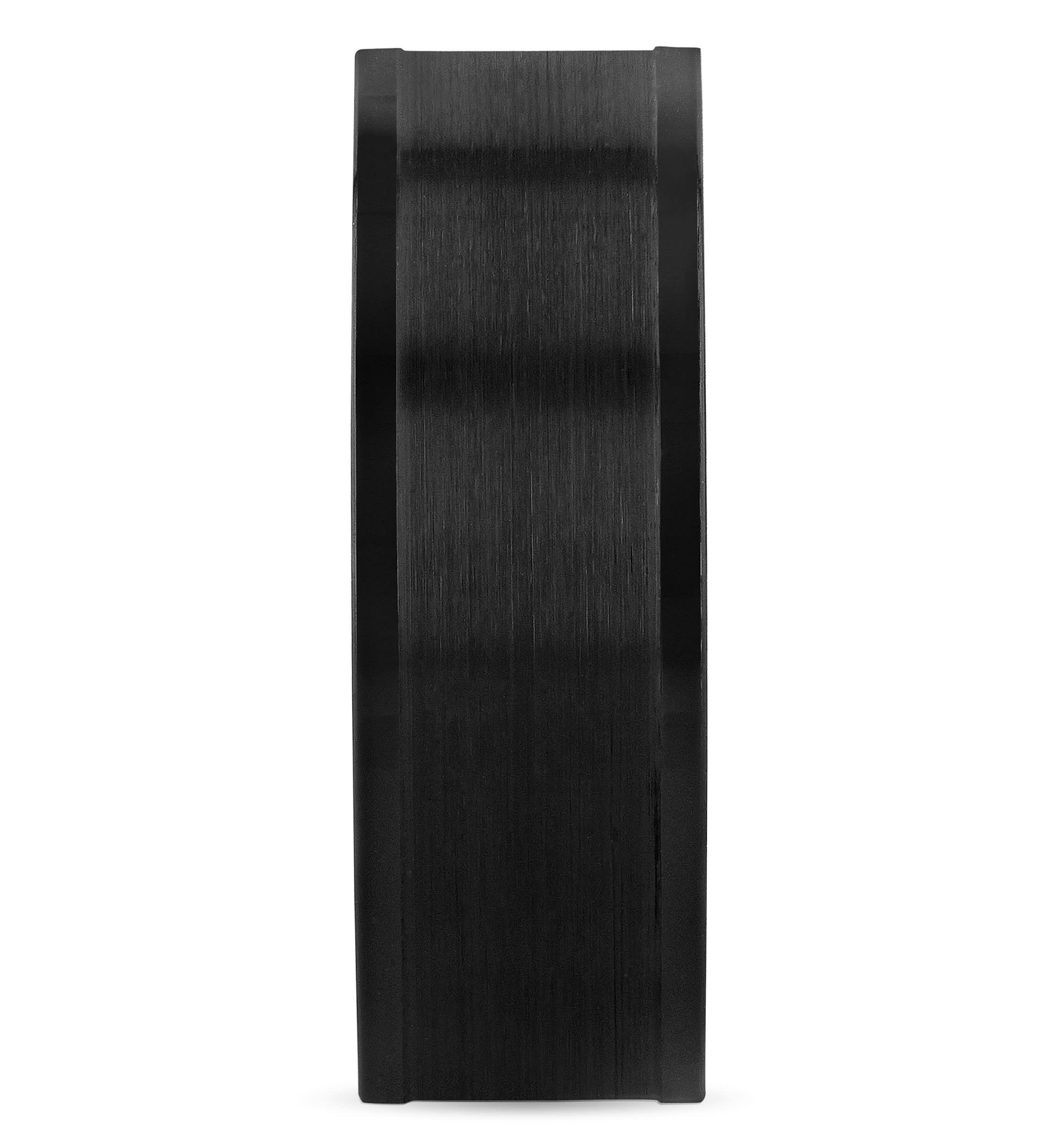 Brushed Center 8mm Band in Black Tungsten
