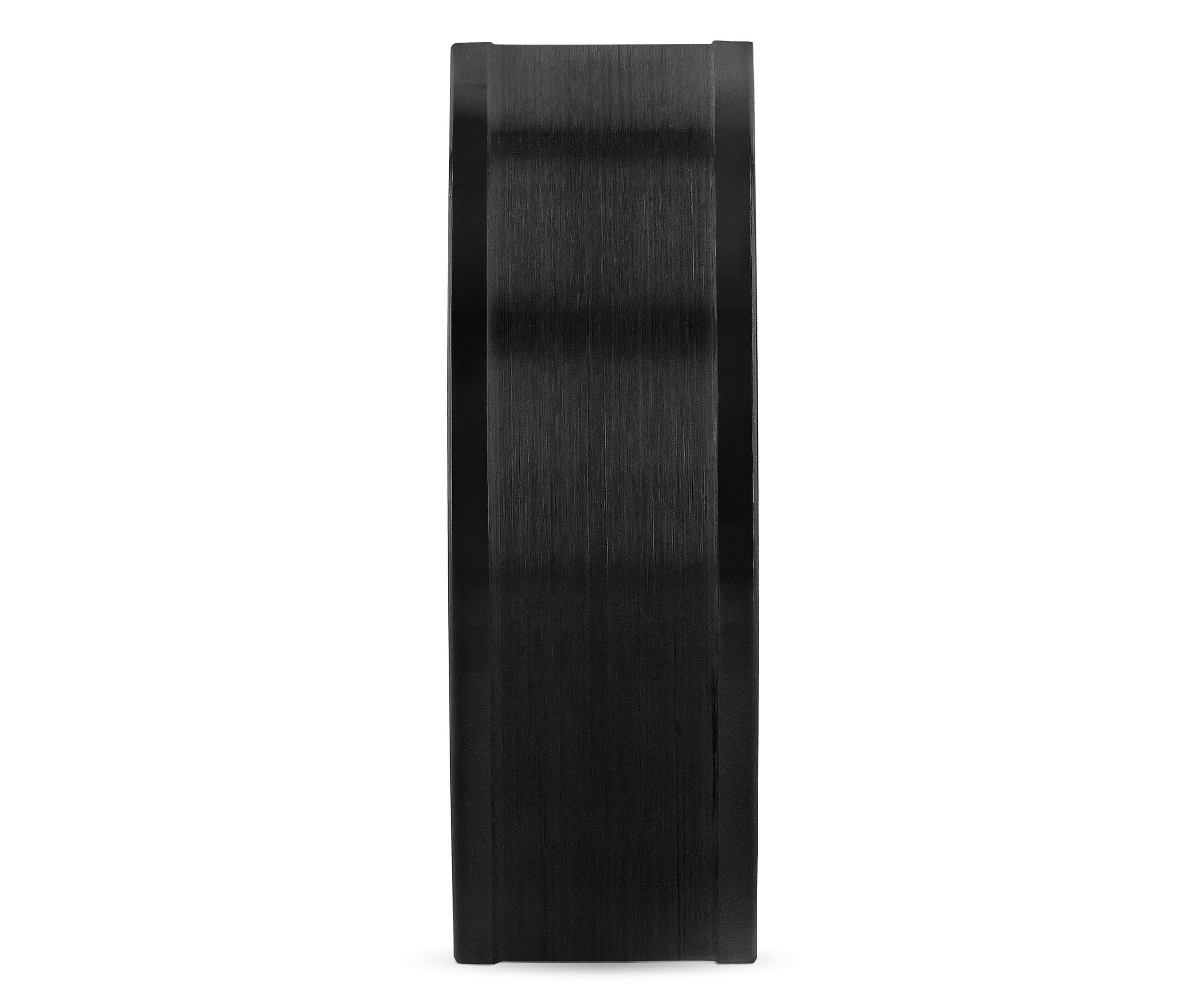Brushed Center 8mm Band in Black Tungsten