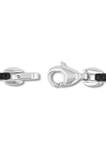 Simple Link Bracelet in Two-Tone Stainless Steel