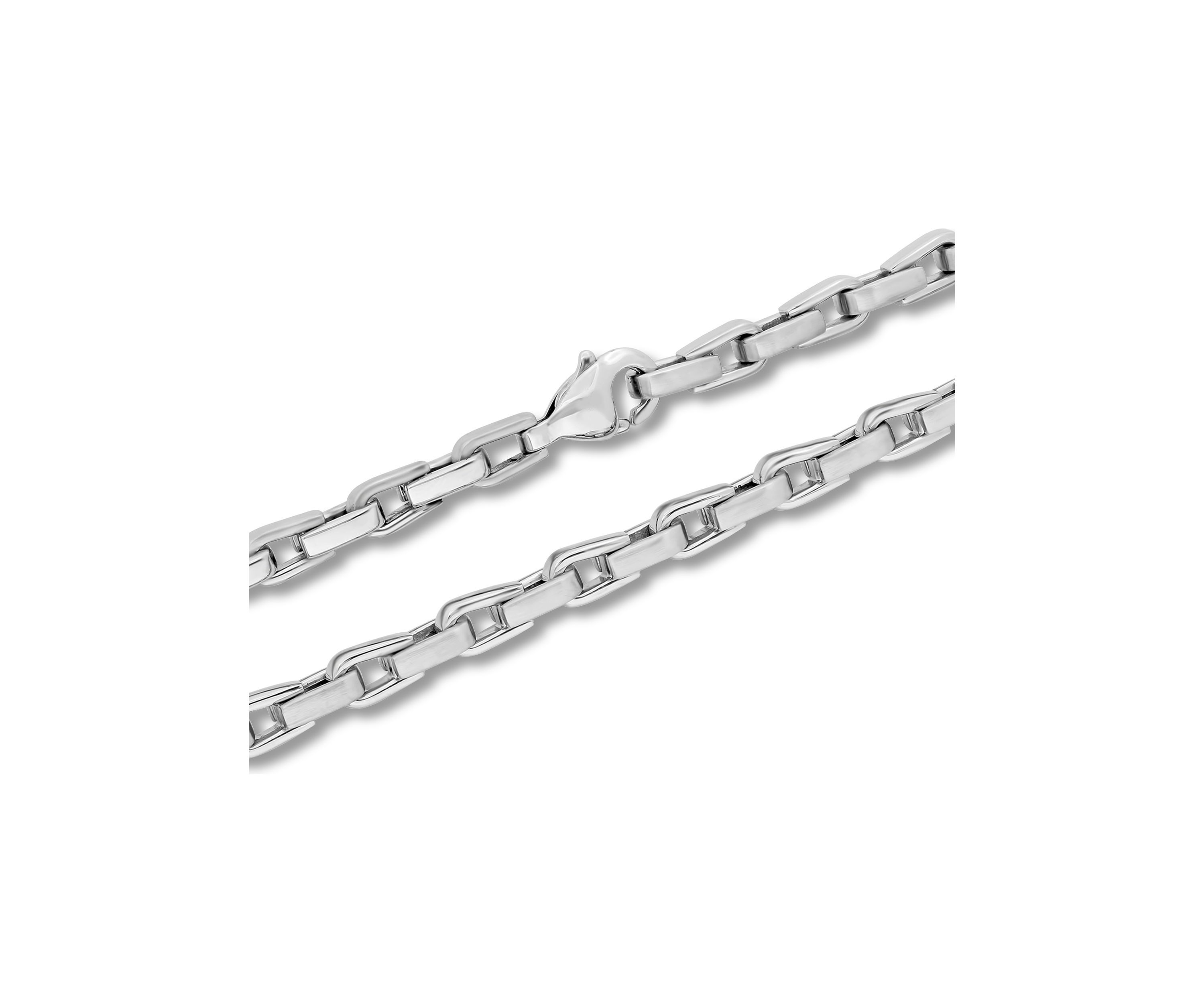 Solid Stainless Steel Horseshoe Link Chain - 25 Inch Length - Pre-Owned 7 thumbnail image