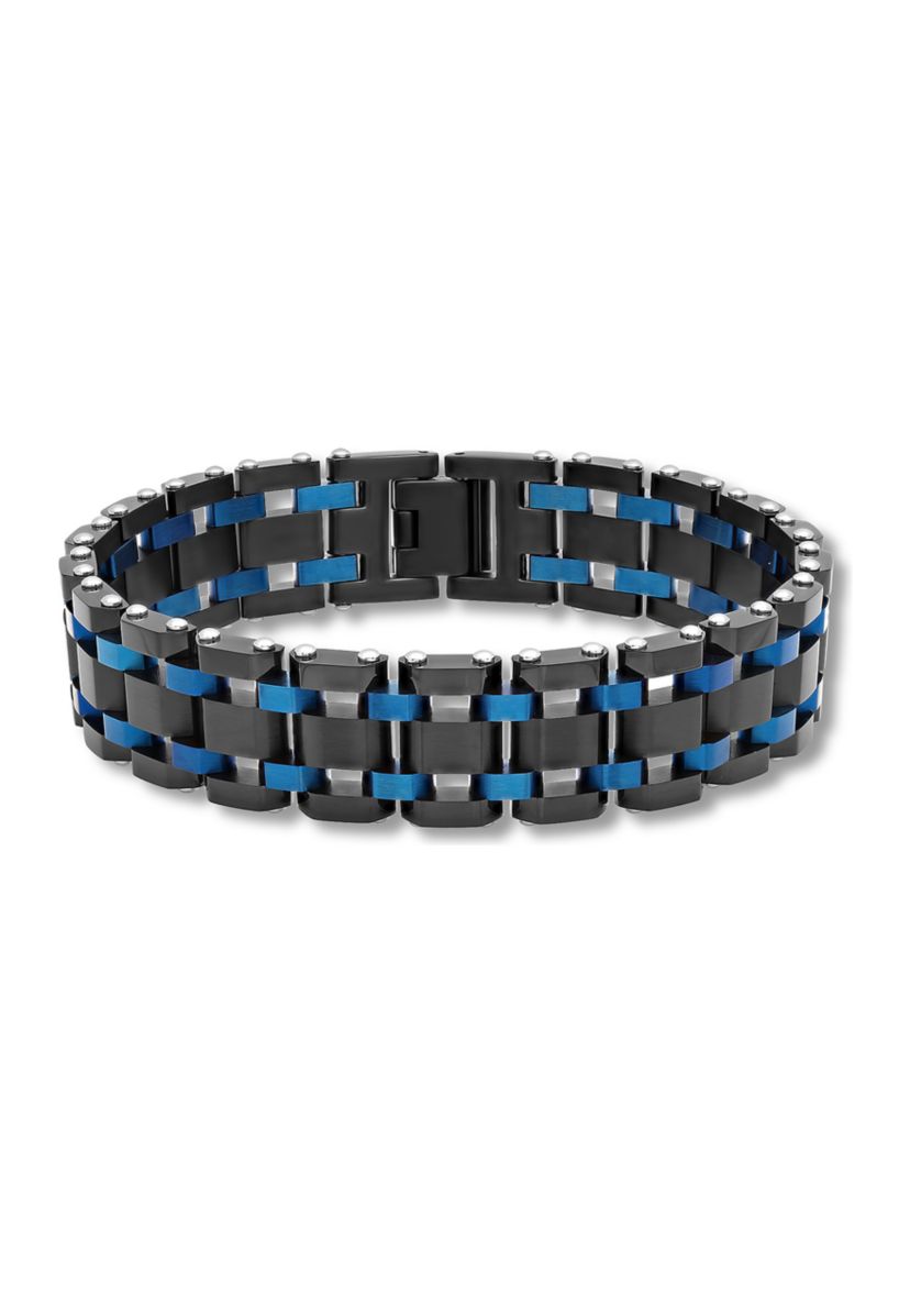 Watch Link Bracelet in Two-Tone Stainless Steel
