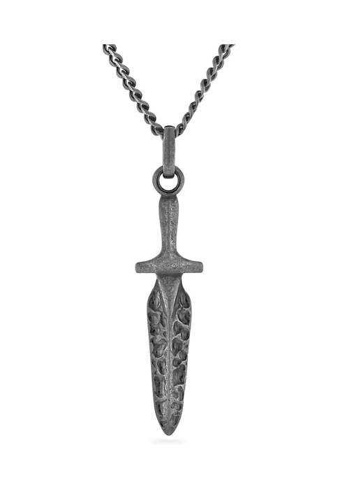 Belk & Co. Antique Dagger Pendant Necklace in
