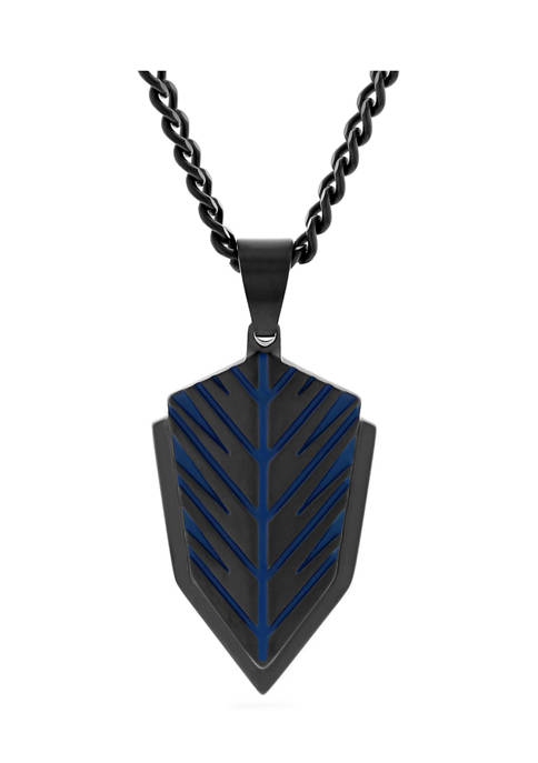 Belk & Co. Modern Shield Pendant Necklace in