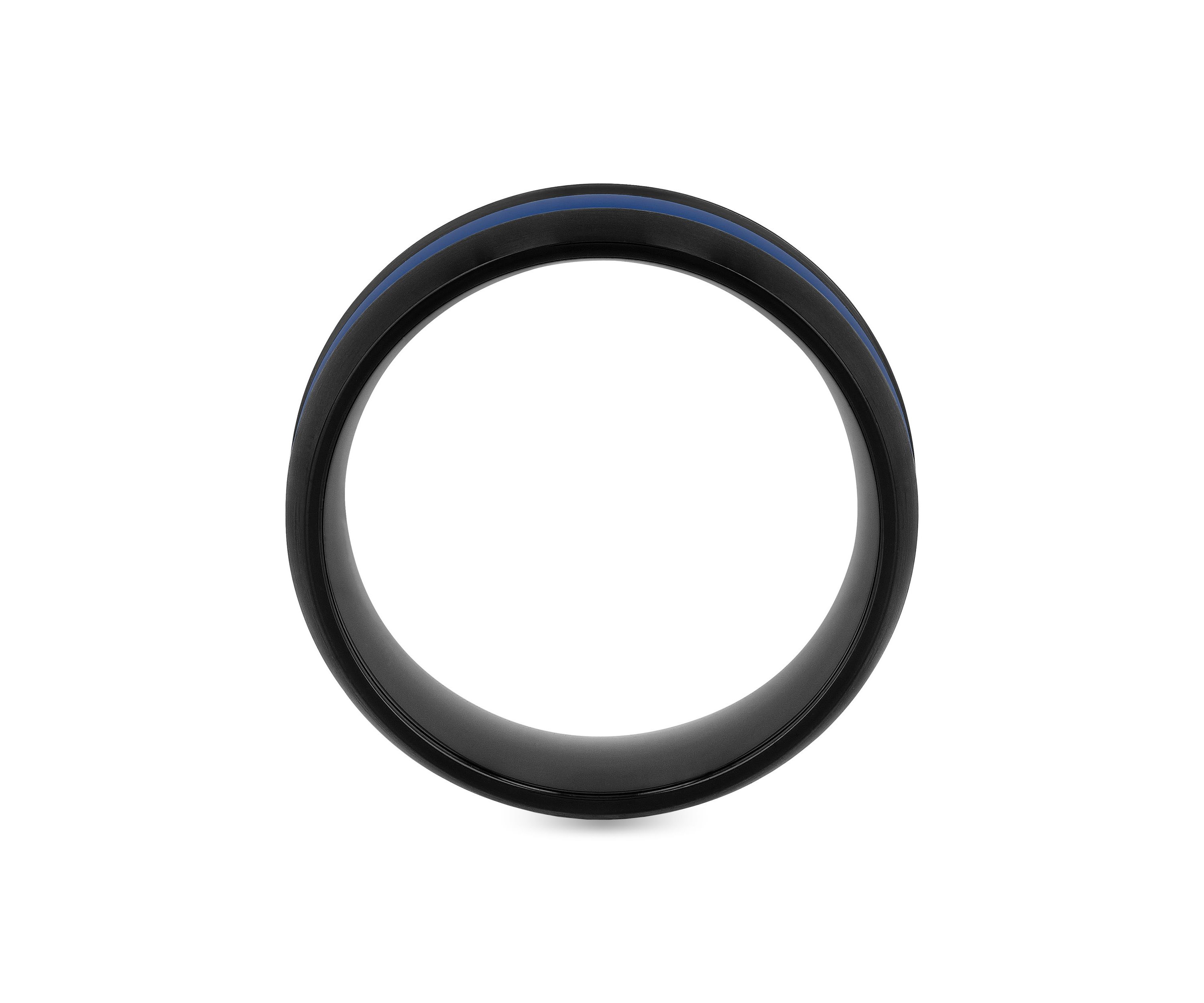 Stripe 8mm Band in Two-Tone Stainless Steel
