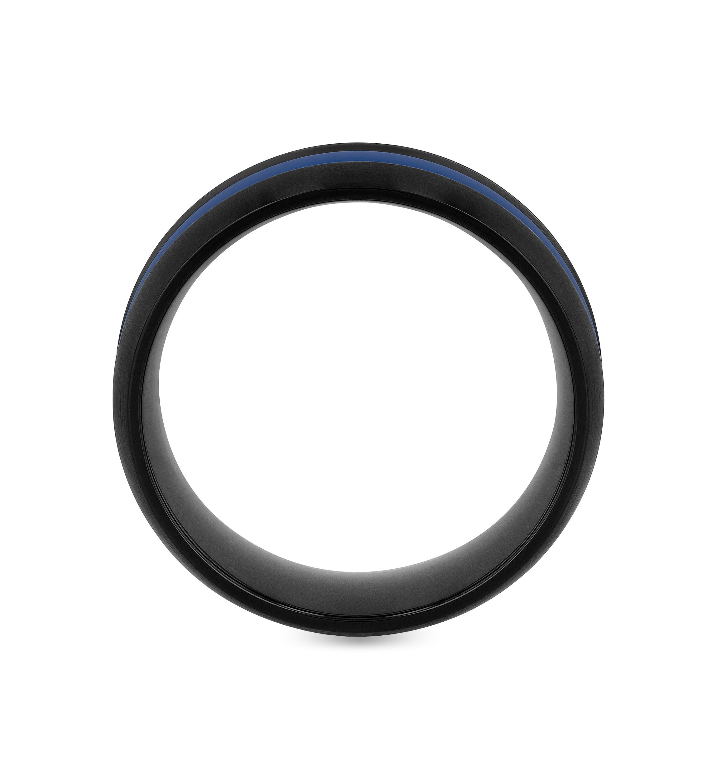 Stripe 8mm Band in Two-Tone Stainless Steel
