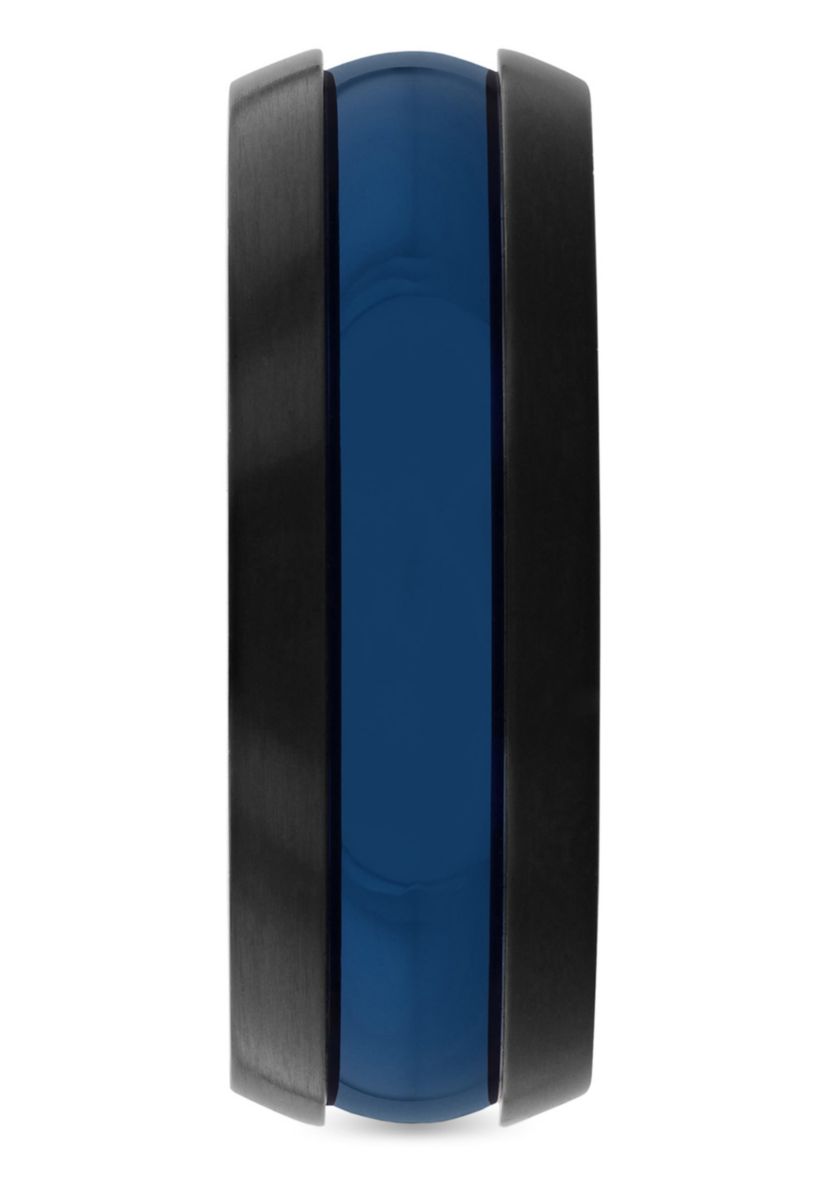 Stripe 8mm Band in Two-Tone Stainless Steel