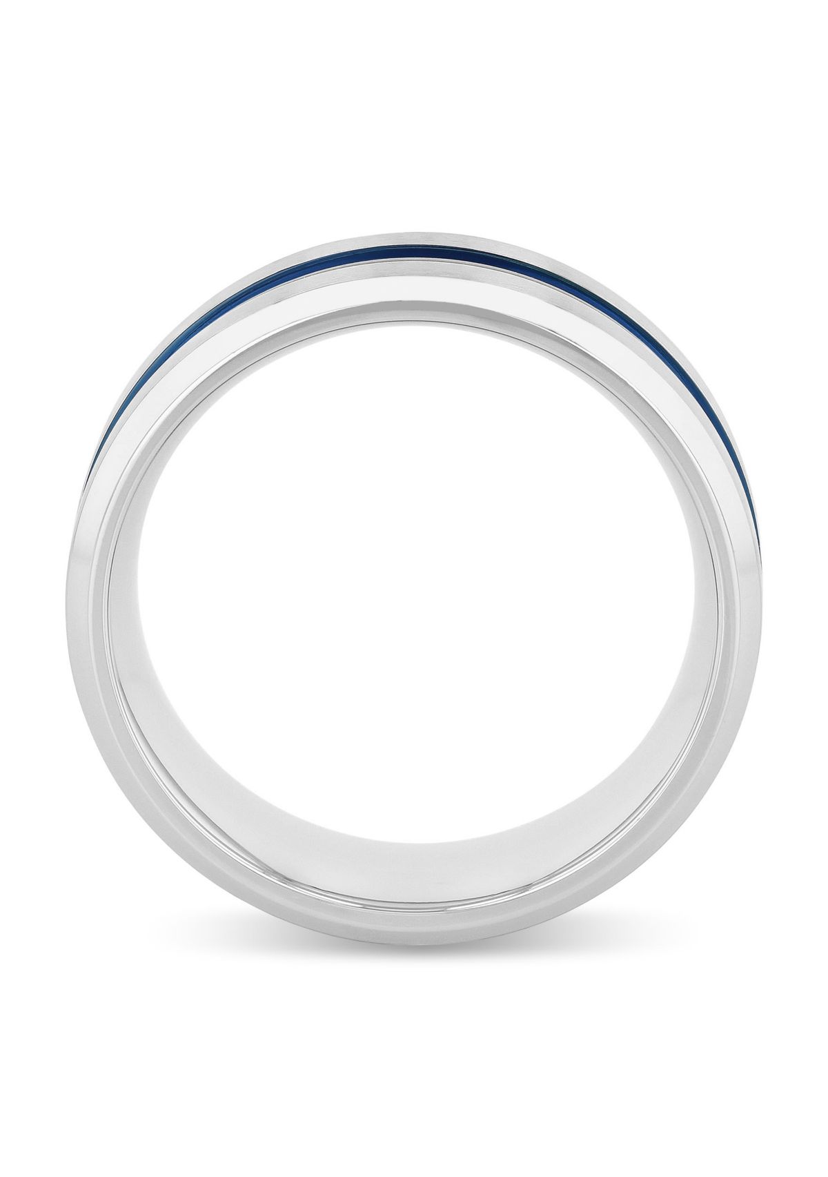 Stripe 8mm Band in Two-tone Stainless Steel