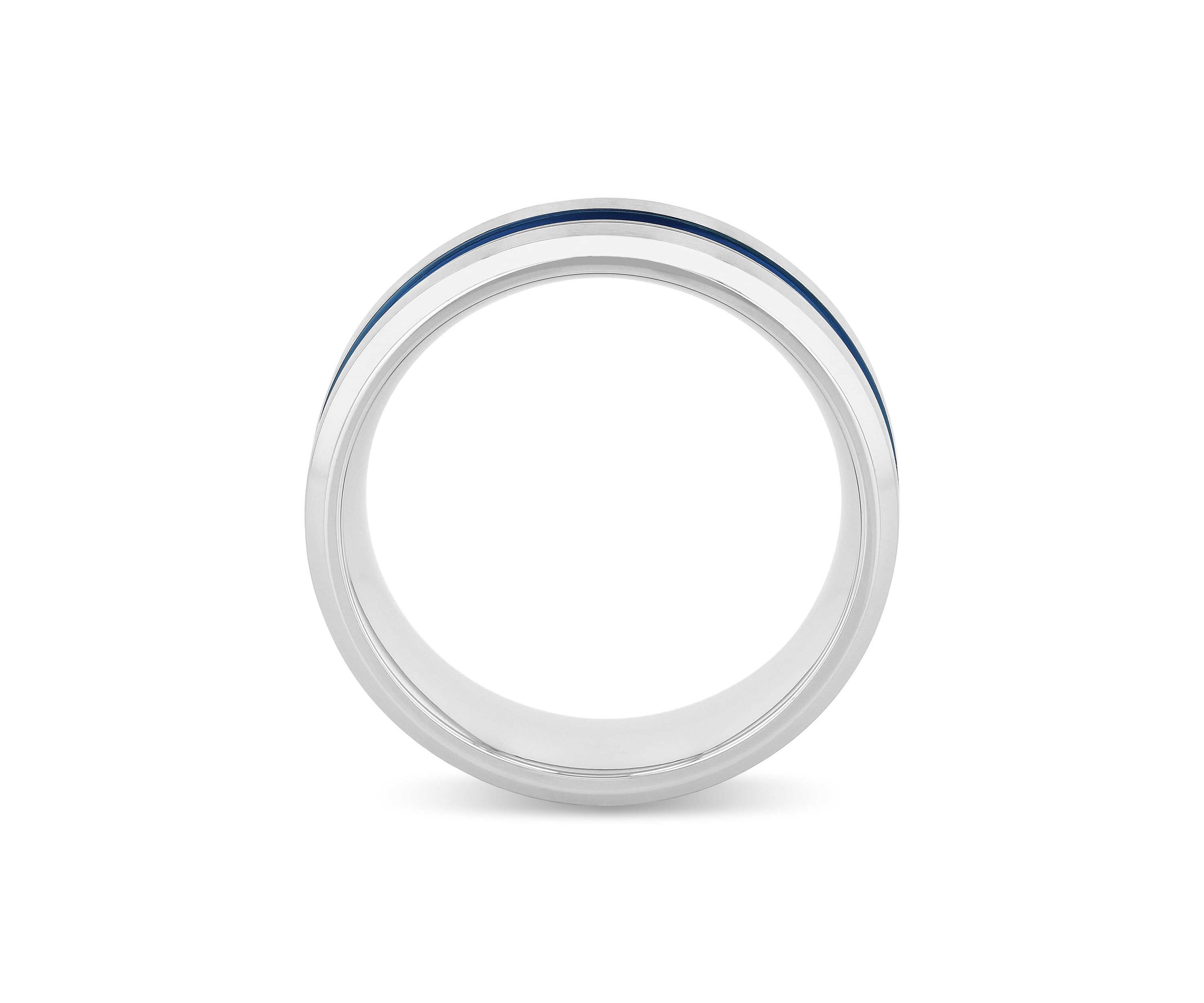 Stripe 8mm Band in Two-tone Stainless Steel