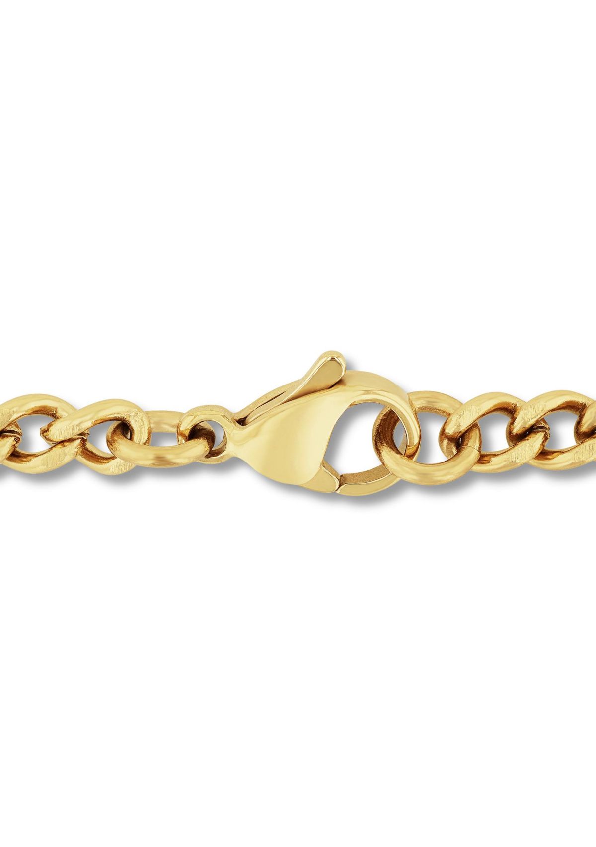 1/10CTW Diamond Mens Stainless Steel Yellow and White Two-tone Cross Pendant