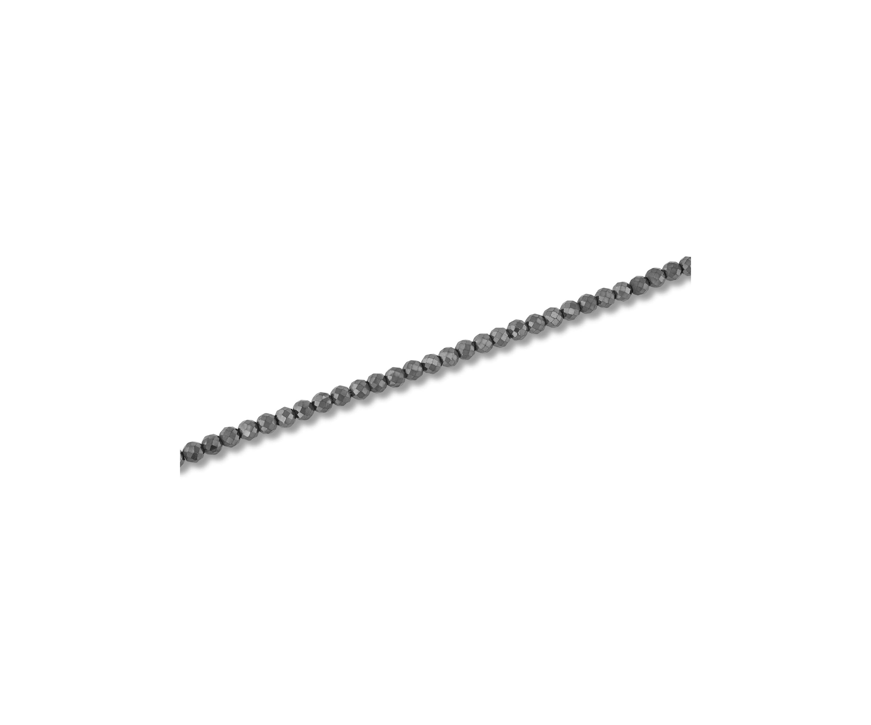 Stainless Steel Hematite Briolette Bracelet