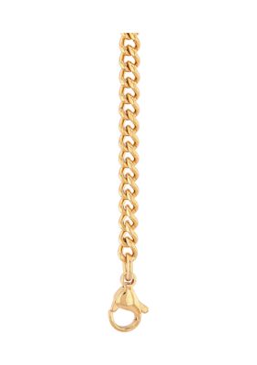 Curb Link Chain Necklace in Gold-Tone Stainless Steel