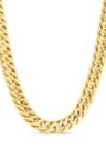 Curb Link Chain Necklace in Gold-Tone Stainless Steel