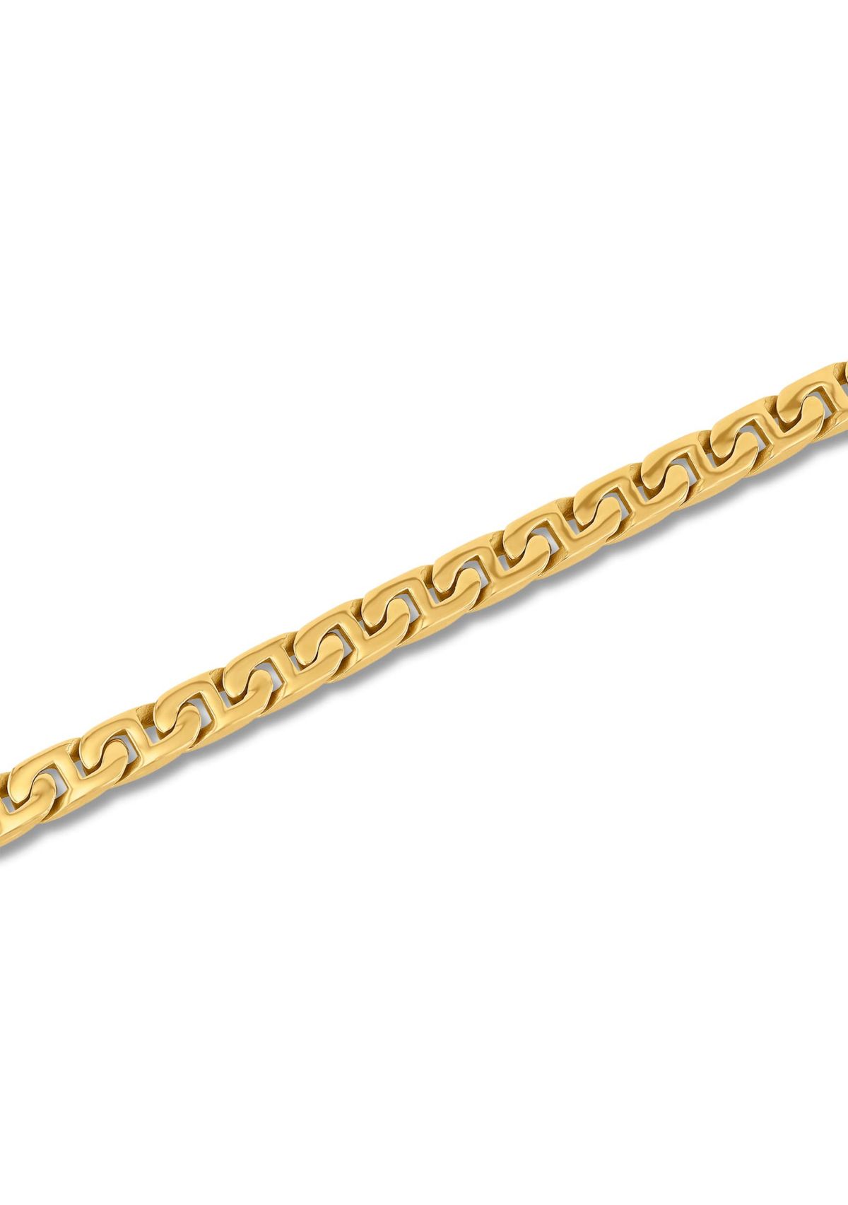 Stainless Steel with Yellow Finish Bracelet