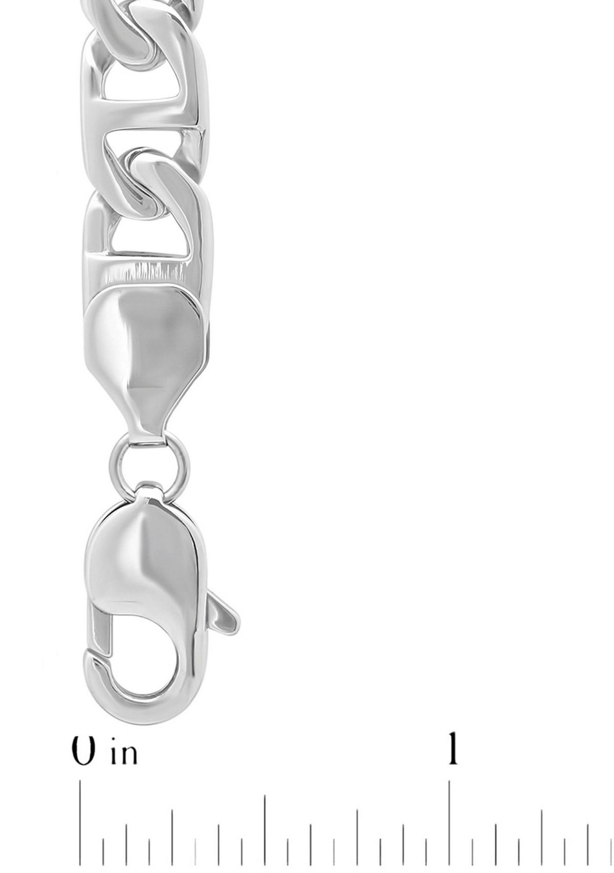 Mens Stainless Steel 24" Mariner Link Chain