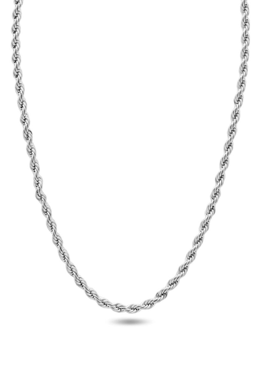 Mens Stainless Steel 24" Rope Chain
