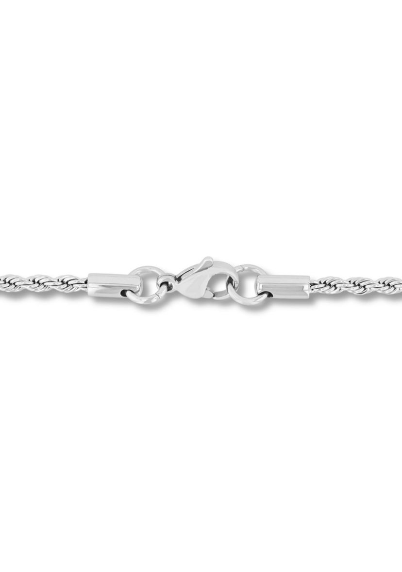 Mens Stainless Steel 24" Rope Chain
