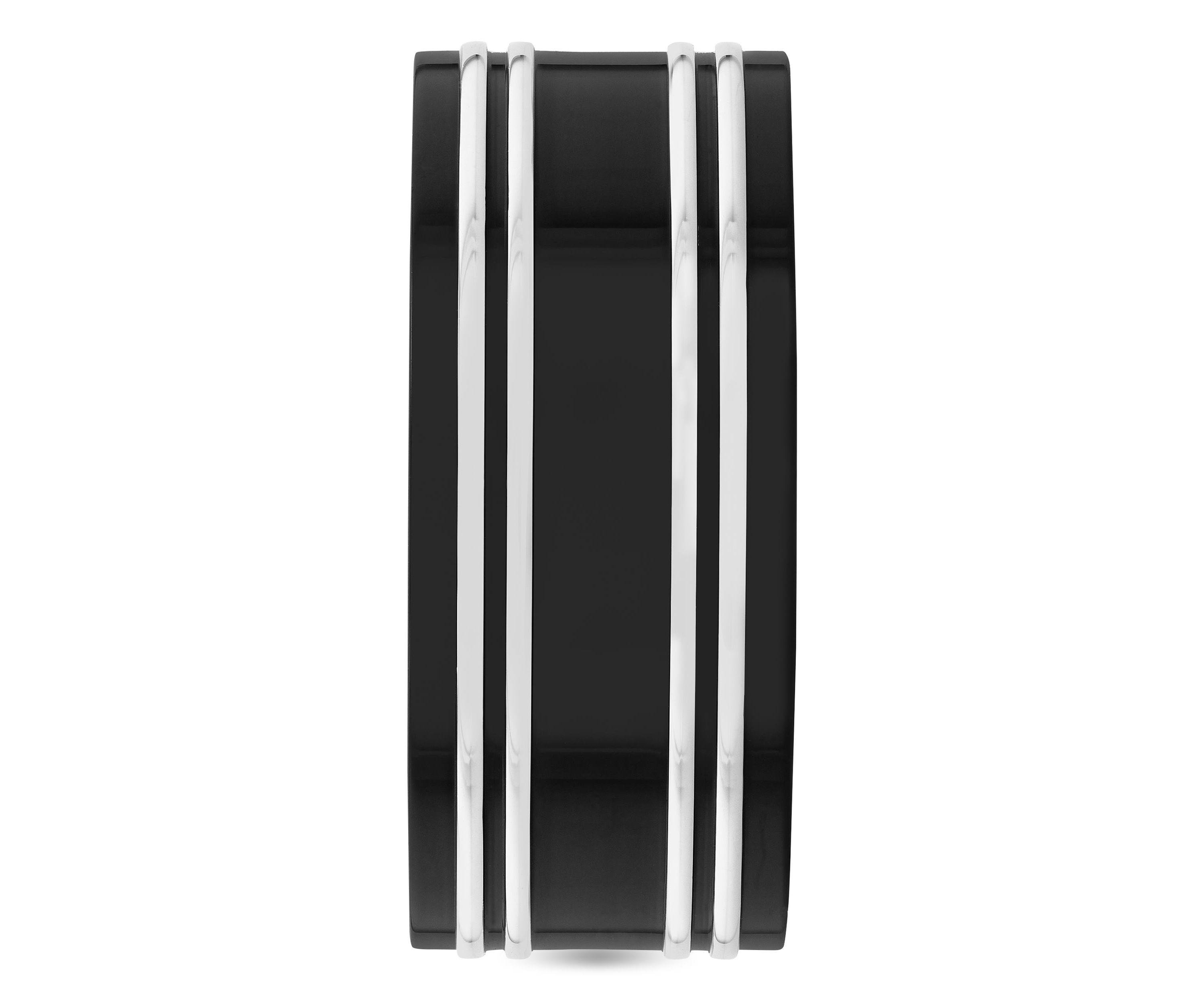 Stripe 10mm Band in Two-tone Stainless Steel