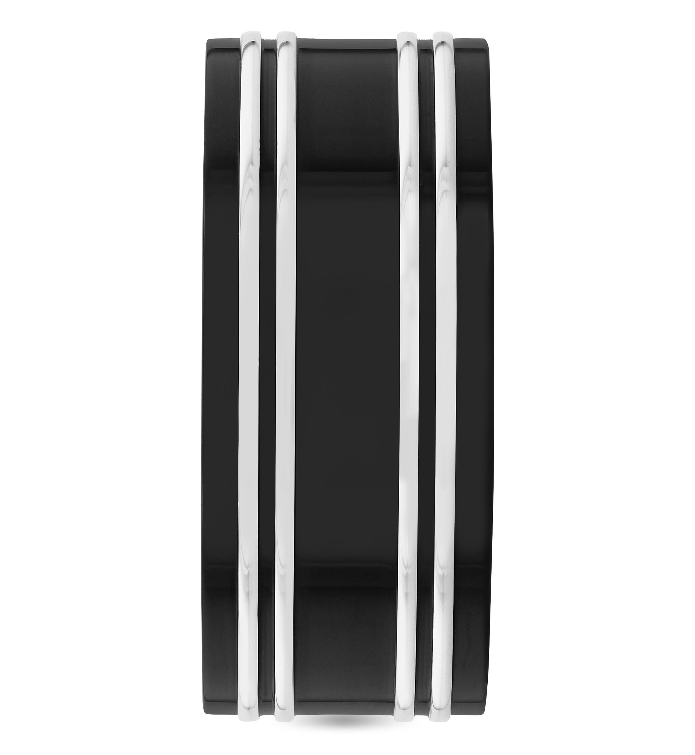Stripe 10mm Band in Two-tone Stainless Steel