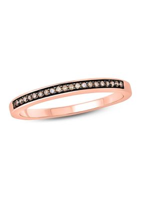 1/10 ct. t.w. Diamond Anniversary Band 10K Rose Gold