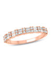 1/4 ct. t.w. Diamond Anniversary Band Ring in 14K Rose Gold