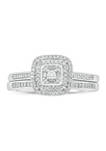 1/4 ct. t.w. Diamond Bridal Ring in 10K White Gold