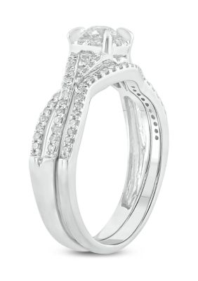 1/2 ct. t.w. Diamond Bridal Ring 14K White Gold