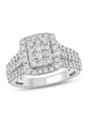 Belk & Co. 1.49 ct. t.w. Diamond Fashion Ring in 10K White Gold | belk