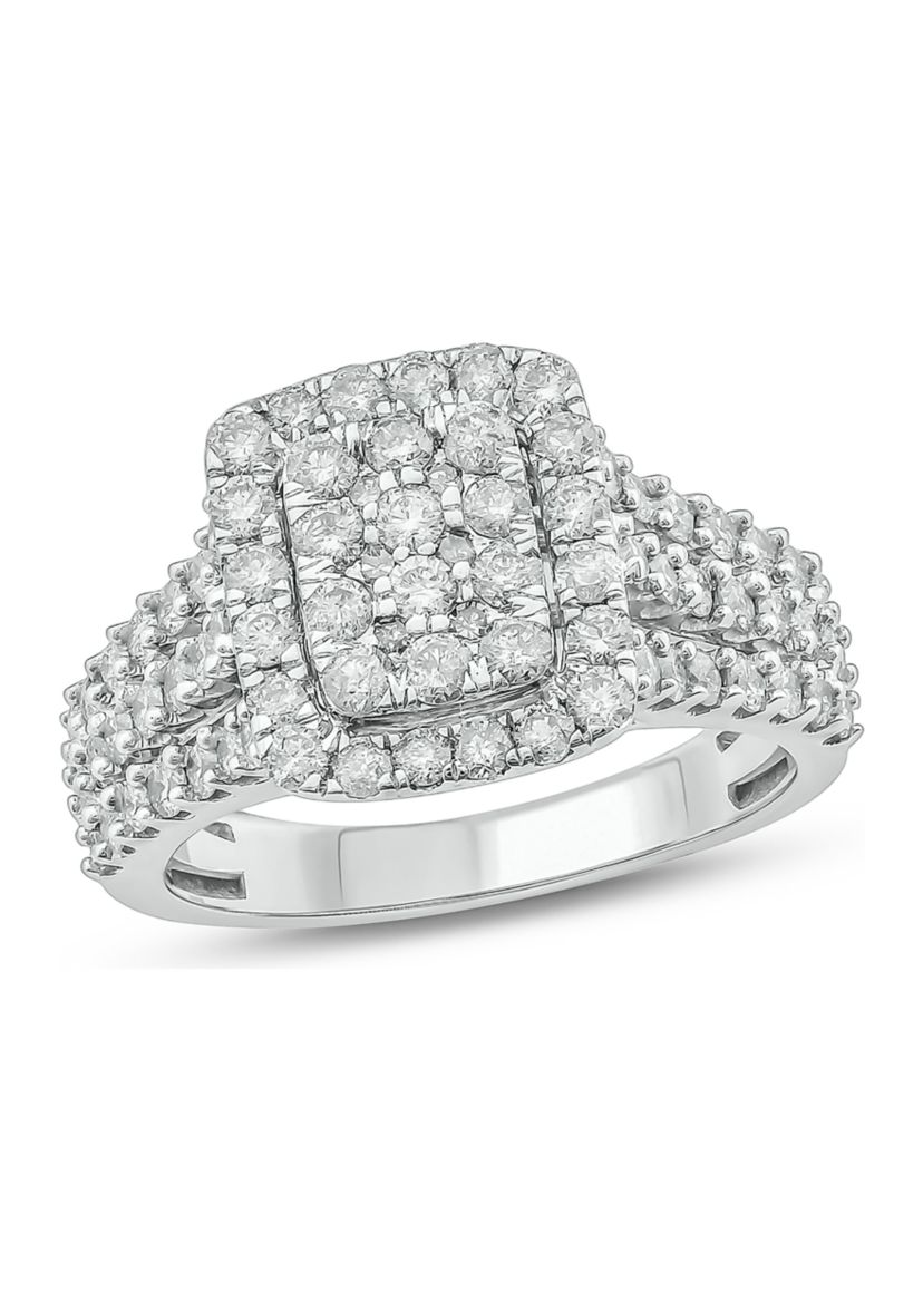 1.49 ct. t.w. Diamond Fashion Ring in 10K White Gold