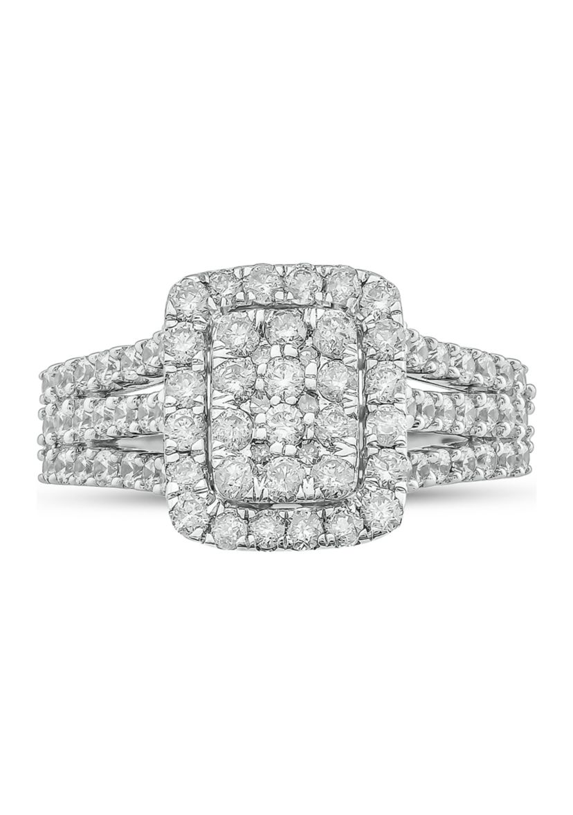1.49 ct. t.w. Diamond Fashion Ring in 10K White Gold