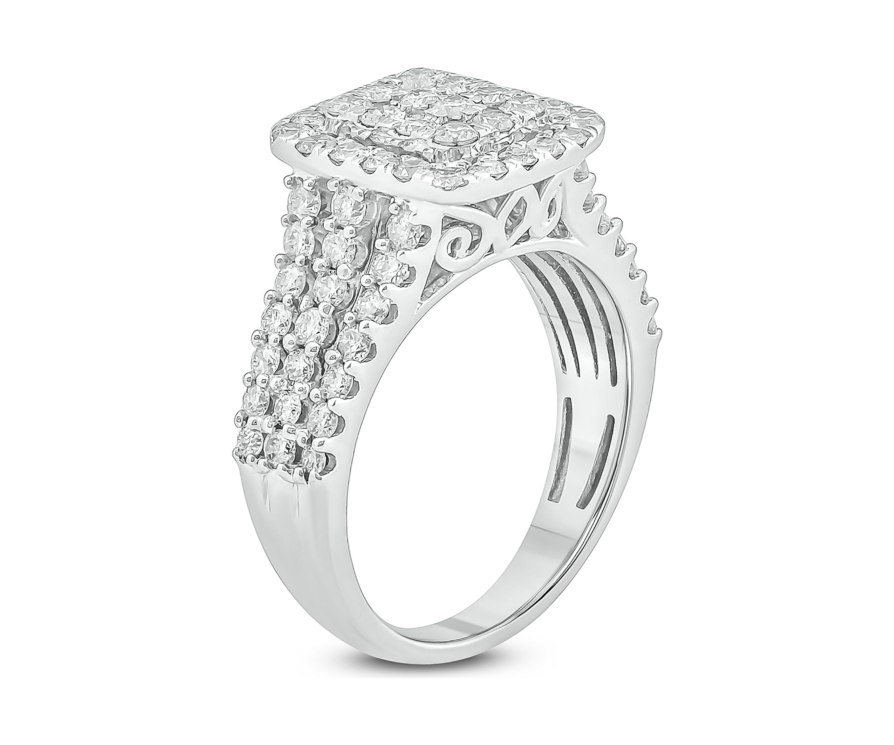 1.49 ct. t.w. Diamond Fashion Ring in 10K White Gold