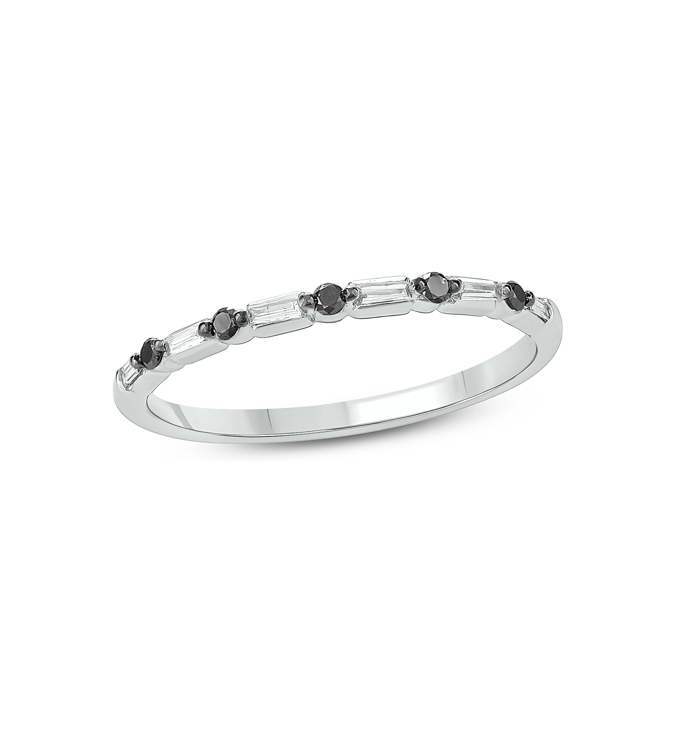 1/10 ct. t.w. Diamond Anniversary Ring in 14K White Gold