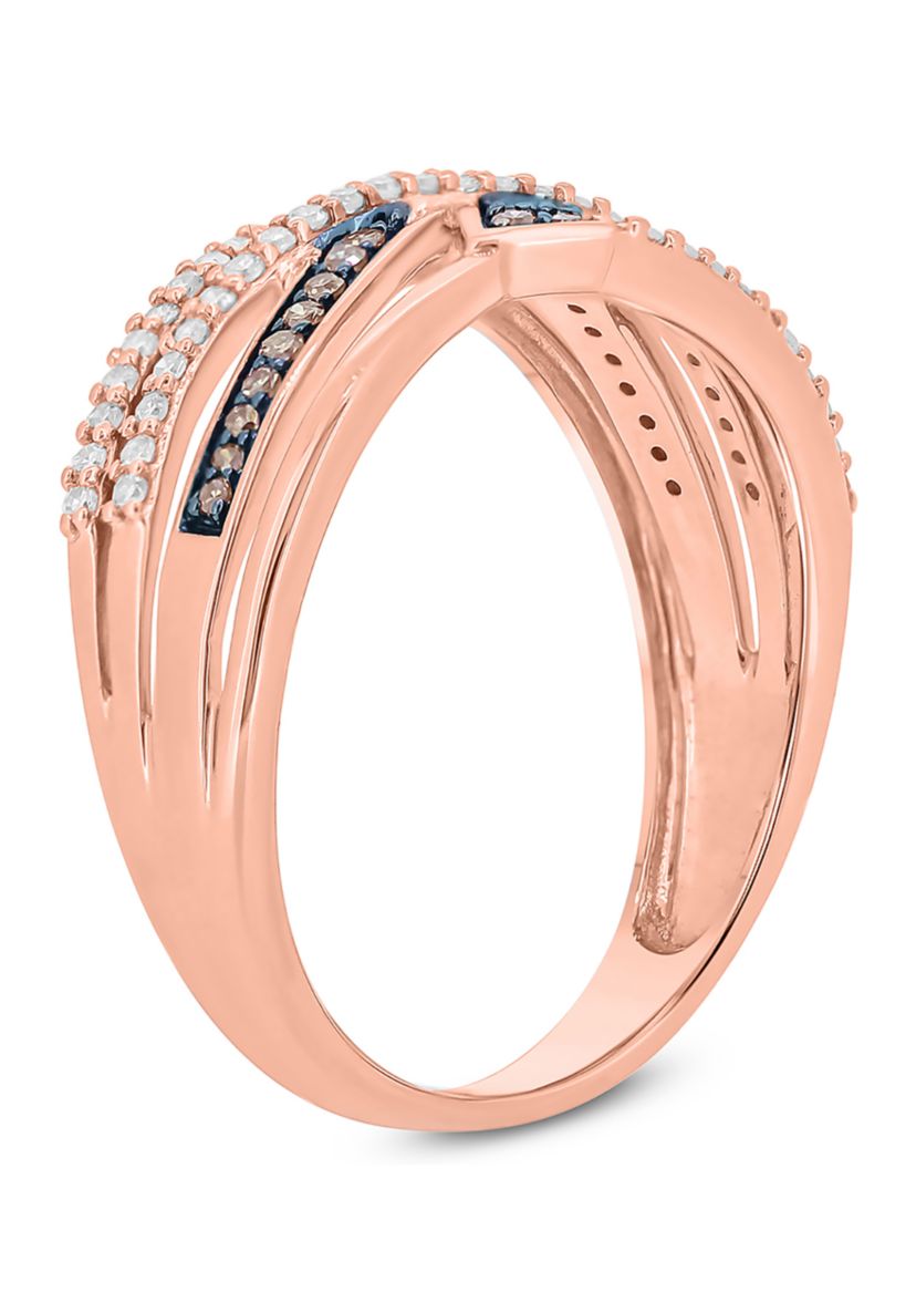 1/4 ct. t.w. Diamond Ring in 10K Rose Gold
