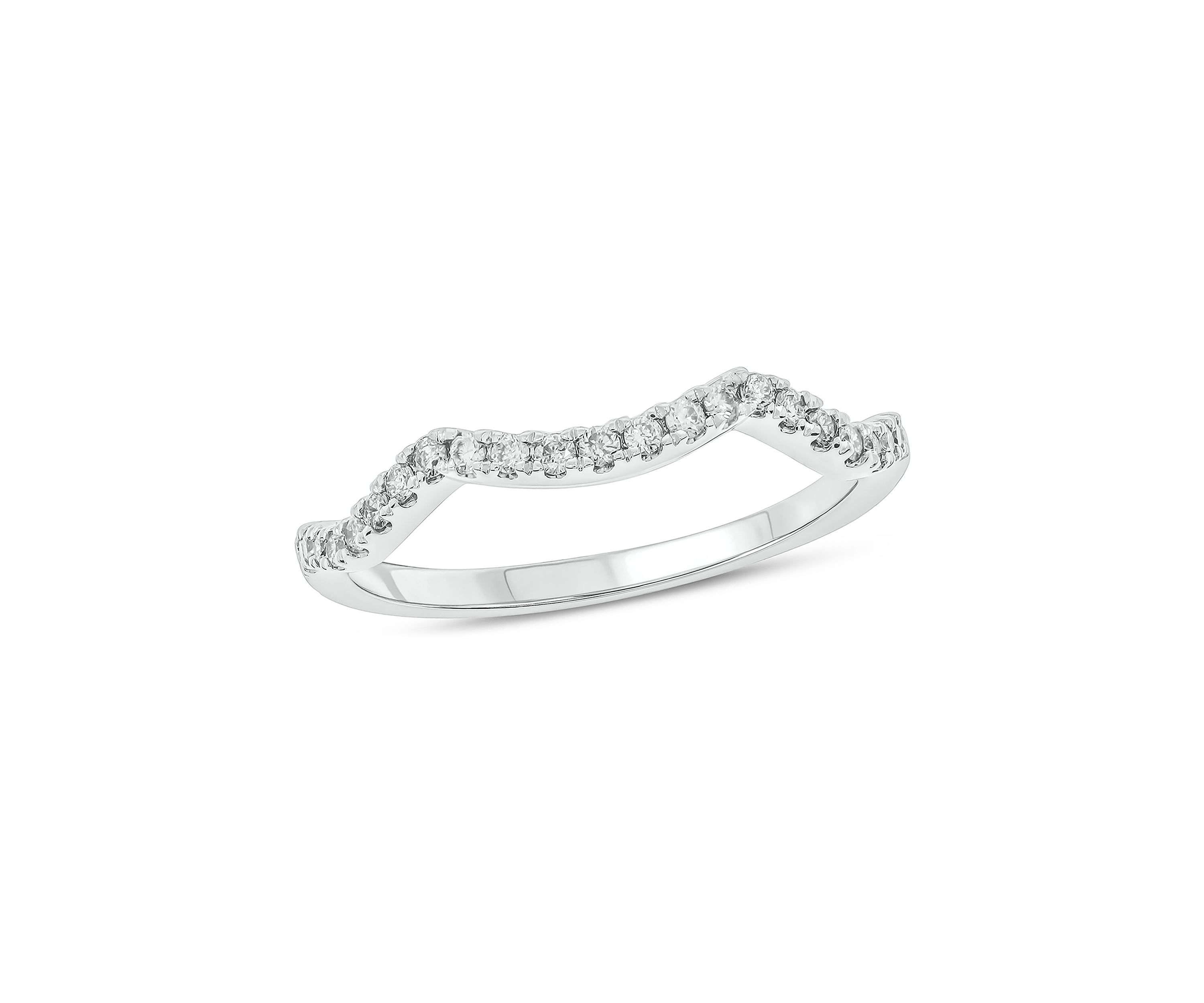 1/5 ct. t.w. Diamond Anniversary Band Ring 14k White Gold
